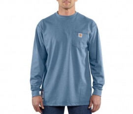 Men\'s Original Fit, Lightweight FR Cotton Long-Sleeve T-Shirt Th